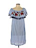Hot Kiss Blue Casual Dress Size L - photo 1