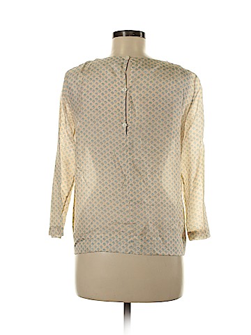 L.P.O by Laurence Maheo Long Sleeve Silk Top (view 2)