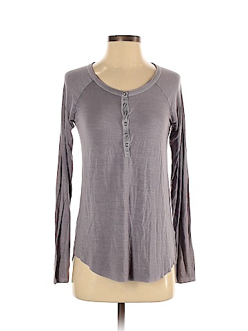 American Eagle Outfitters Long Sleeve Henley (view 1)