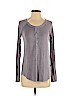 American Eagle Outfitters Gray Long Sleeve Henley Size S (petite) - photo 1