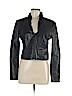 BCBGMAXAZRIA 100% Leather Blue Leather Jacket Size M - photo 1