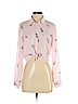 Forever 21 Pink Long Sleeve Blouse Size S - photo 1
