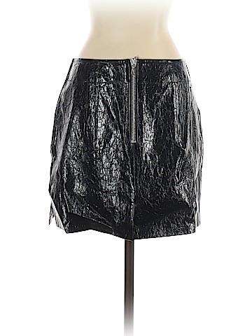 Rag & Bone Faux Leather Skirt (view 2)