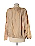 Lucky Brand 100% Cotton Tan Long Sleeve Blouse Size L - photo 2