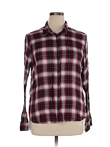 American Eagle Outfitters Long Sleeve Blouse (view 1)