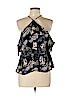 BP. 100% Rayon Black Short Sleeve Blouse Size L - photo 1