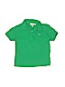Lacoste 100% Cotton Solid Green Short Sleeve Polo Size 6 - photo 1