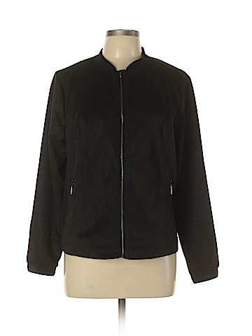 H By Halston Faux Leather Jacket (view 1)