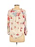 Lucky Brand 100% Viscose White Long Sleeve Blouse Size M - photo 2