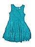 Knit Works 100% Polyester Blue Special Occasion Dress Size 10 - photo 1