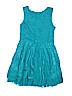 Knit Works 100% Polyester Blue Special Occasion Dress Size 10 - photo 2