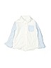 Crewcuts Outlet 100% Cotton White Long Sleeve Button-Down Shirt Size 4 - photo 1