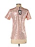 DKNY Pink Short Sleeve Top Size XS - photo 2