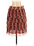 Anna Sui for Anthropologie 100% Polyester Red Casual Skirt Size 0 - photo 1