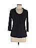 Talbots Black 3/4 Sleeve Top Size M - photo 1