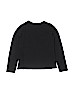 Lands' End 100% Cotton Solid Black Long Sleeve T-Shirt Size 14 - photo 2