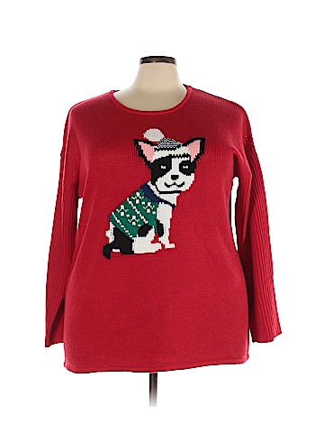 Woman Within Pullover Sweater (view 1)