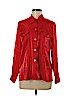 Petite Sophisticate Red Long Sleeve Blouse Size M (petite) - photo 1