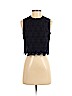 A.L.C. 100% Polyester Blue Sleeveless Blouse Size 4 - photo 1