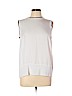 Rag & Bone 100% Triacetate White Sleeveless Top Size L - photo 1