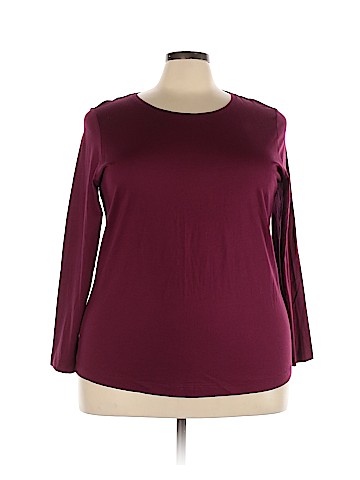 DressBarn Long Sleeve T-Shirt (view 1)