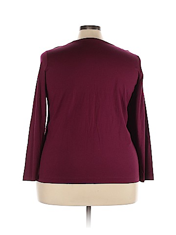 DressBarn Long Sleeve T-Shirt (view 2)
