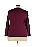 DressBarn Burgundy Long Sleeve T-Shirt Size 3X - photo 2