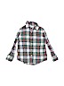 Crewcuts Green Long Sleeve Button-Down Shirt Size 6-7 - photo 1