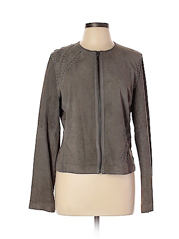 Elie Tahari Leather Jacket (view 1)