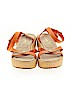 Prada 100% Leather Orange Wedges Size EU 40 1/2 - photo 2