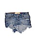 Hollister Blue Denim Shorts Size 0 - photo 1