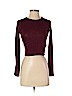 Hollister Burgundy Long Sleeve Top Size XXS - photo 1