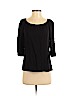 Ann Taylor LOFT Outlet 100% Rayon Black 3/4 Sleeve Blouse Size XS (petite) - photo 1