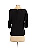 Ann Taylor LOFT Outlet 100% Rayon Black 3/4 Sleeve Blouse Size XS (petite) - photo 2