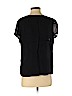 ALLSAINTS 100% Cupro Black Short Sleeve Blouse Size 2 - photo 2