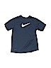 Nike 100% Polyester Graphic Blue Active T-Shirt Size S (youth) - photo 1