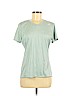 Adidas 100% Polyester Green Active T-Shirt Size M - photo 1