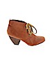 C Label Brown Ankle Boots Size 10 - photo 1