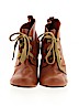 C Label Brown Ankle Boots Size 10 - photo 2