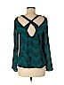 Charlotte Russe 100% Polyester Teal Sleeveless Blouse Size M - photo 2