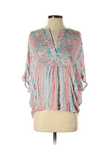 BCBGMAXAZRIA Short Sleeve Blouse (view 1)