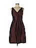 Ann Taylor 100% Polyester Burgundy Cocktail Dress Size 6 (petite) - photo 1