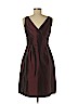 Ann Taylor 100% Polyester Burgundy Cocktail Dress Size 6 (petite) - photo 2