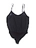Forever 21 100% Polyester Black Bodysuit Size L - photo 1