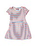 Baby Gap 100% Cotton Stripes White Dress Size 4 - photo 1