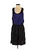 Aqua 100% Polyester Purple Casual Dress Size S - photo 1