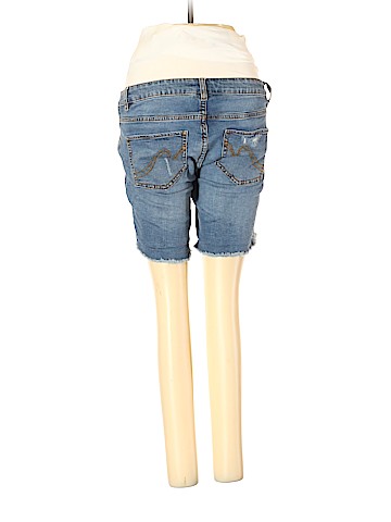 Indigo Blue Denim Shorts (view 2)