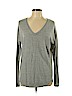 Mossimo 100% Cotton Gray Pullover Sweater Size L - photo 1