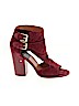 Laurence Dacade 100% Suede Burgundy Heels Size EU 36 1/2 - photo 1