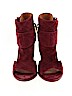 Laurence Dacade 100% Suede Burgundy Heels Size EU 36 1/2 - photo 2